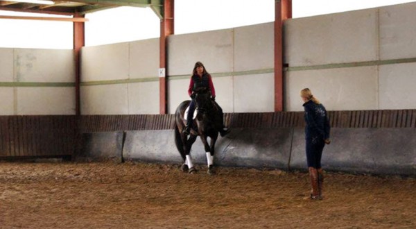 Auswärtstraining auf unserer Reitanlage